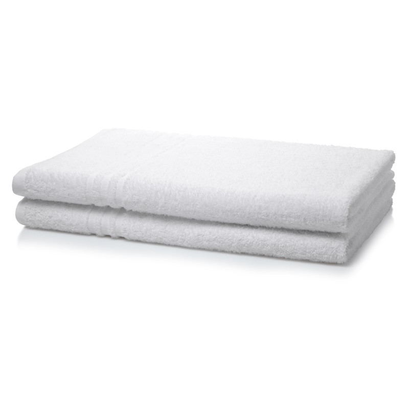 500 GSM white face towels